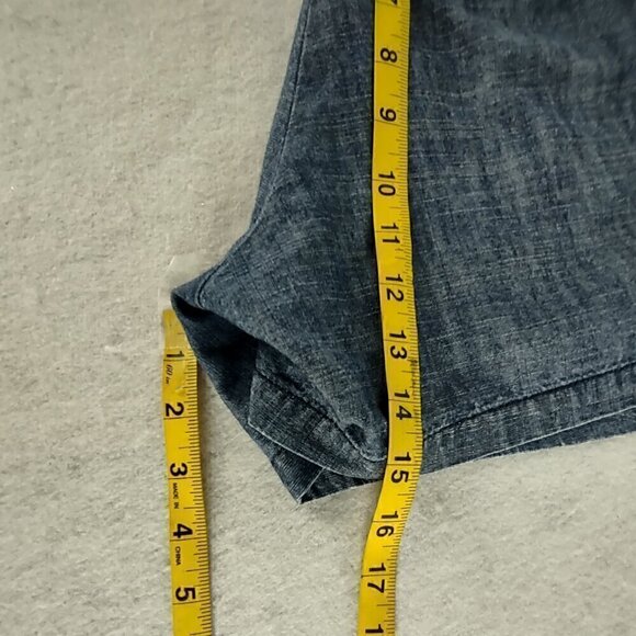 Dylan True Grit Women's 100% Cotton Four Pocket Blue Shorts Size 6 - Picture 9 of 12